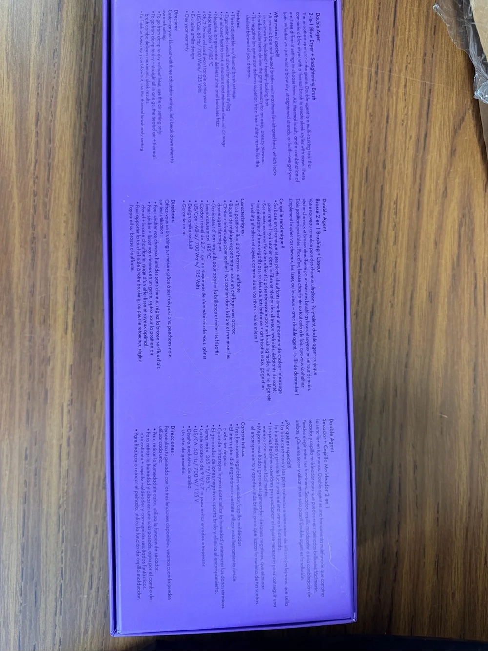 Hairbrush/Blow Dryer Box